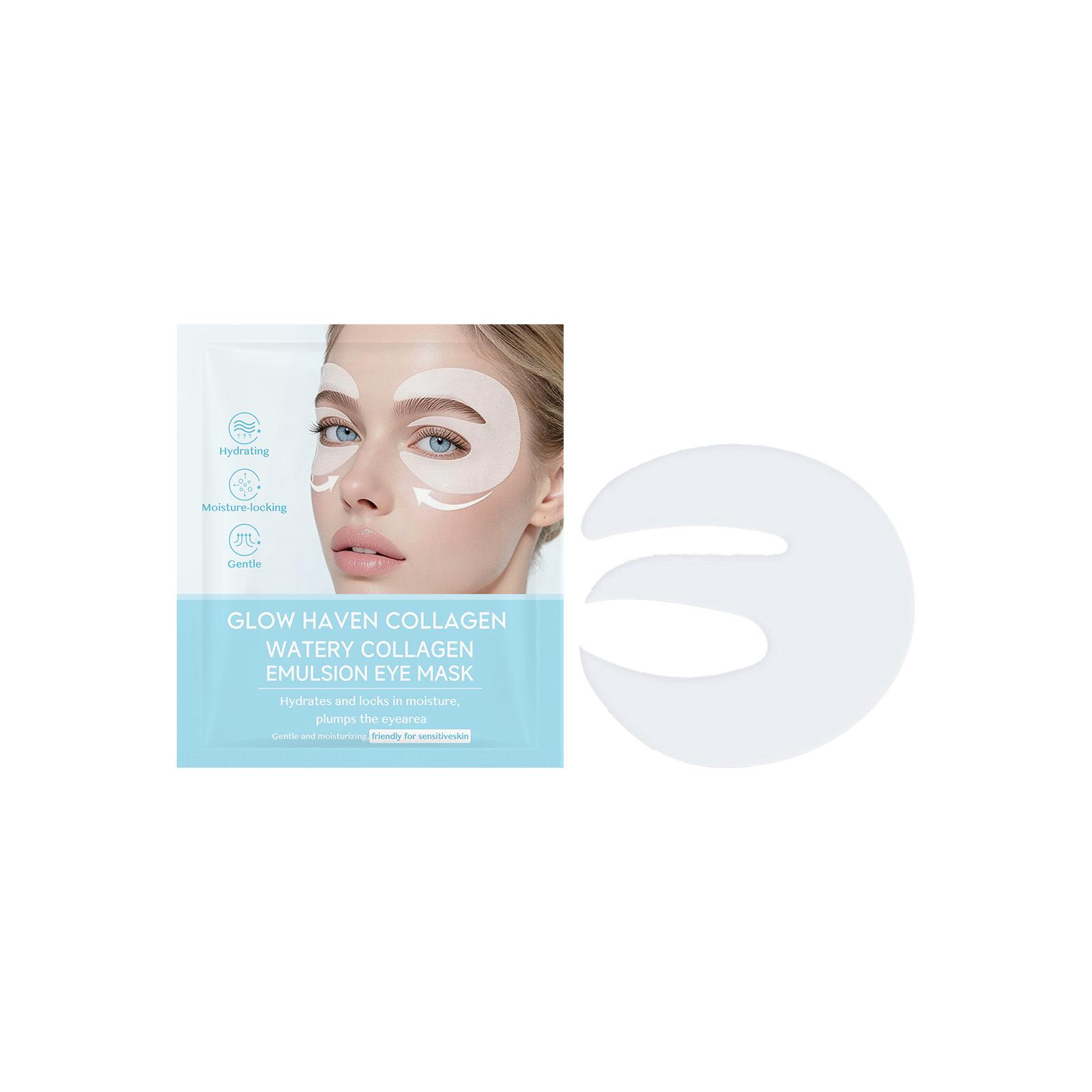 Collagen Hydrating Eye Masks - Moisturize and Soften Eye Area, Convenient and Portable