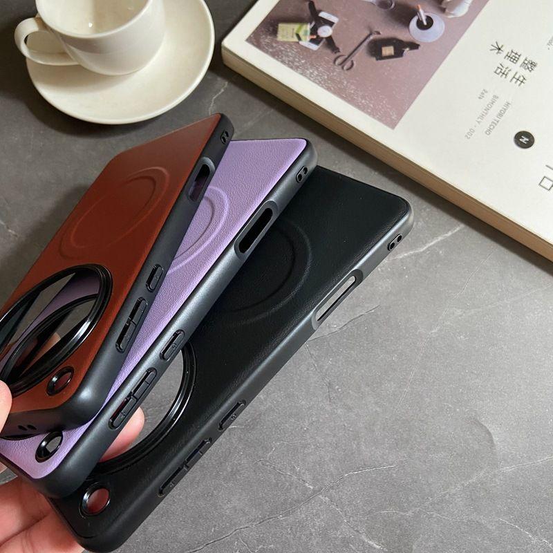 Pro OnePlus 13 Pouzdro Měkká PU Kůže Magnetické Bezdrátové Nabíjení Ochranný Zadní Kryt Pouzdro Pro OnePlus 13 12 11 1+13 Kryt Telefonu