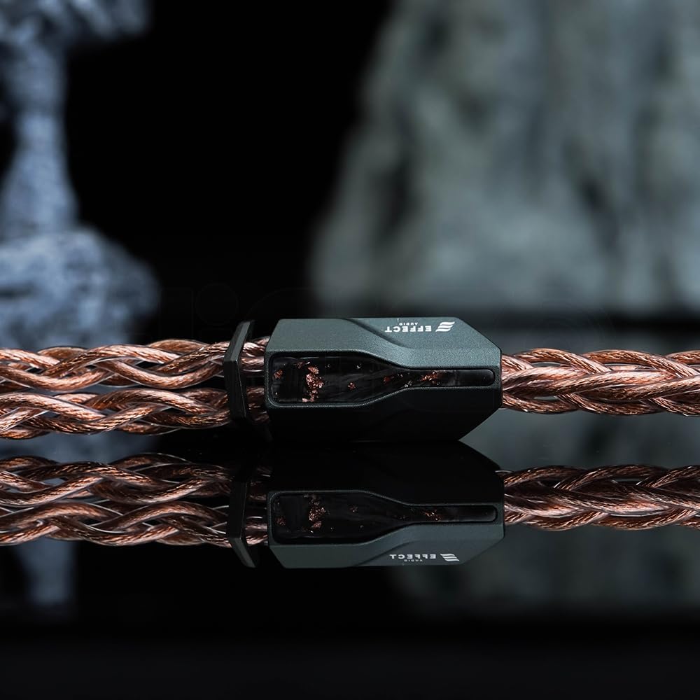 HiFiGo Effect Audio Signature Series II Ares S II IEM HiFi Audiophile Earphone Wired Single Litz Copper Cable with Replaceable 2PIN Connector 8-Wire