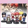6pcs Character Naruto Pvc Toy Model Desktop Decoration Child Christmas Gift