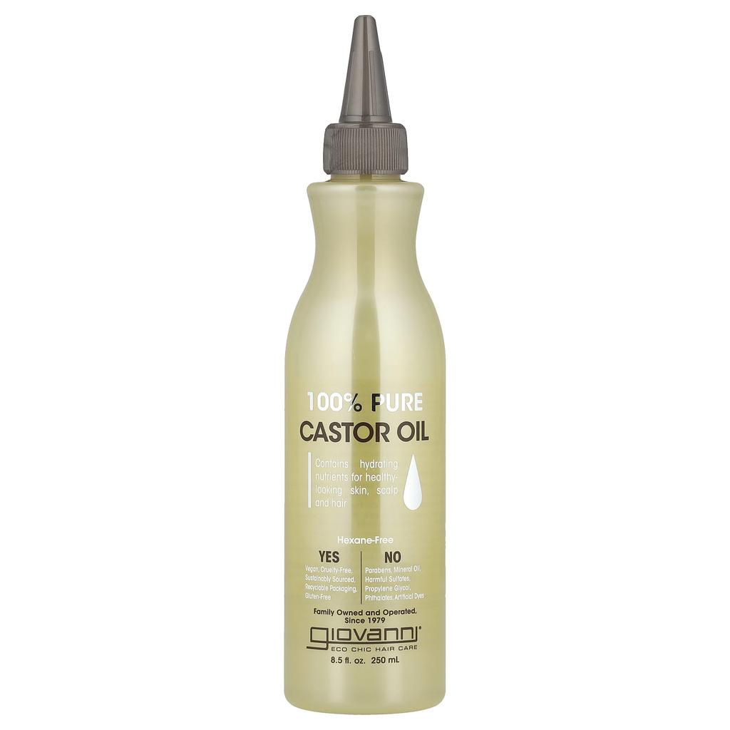 100% Pure Castor Oil, 250Ml (8.5 Fl Oz)