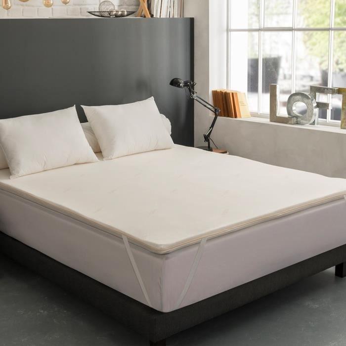 DODO Le Végétal Mattress Topper - Removable Cover - 140x190 Cm