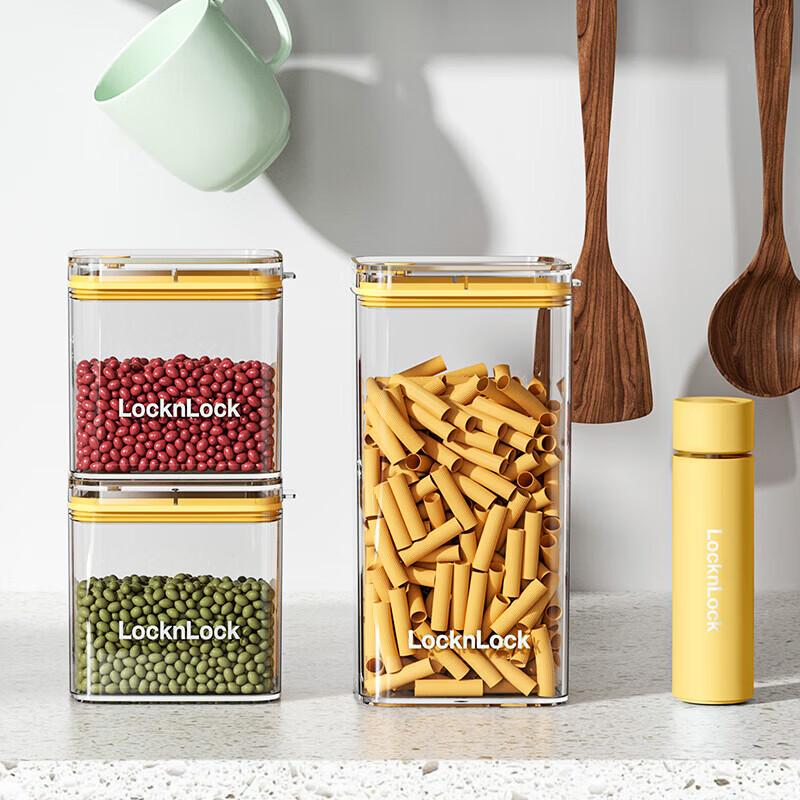 

LOCK&LOCK Vacuum Seal Glass Food Storage Container Set
