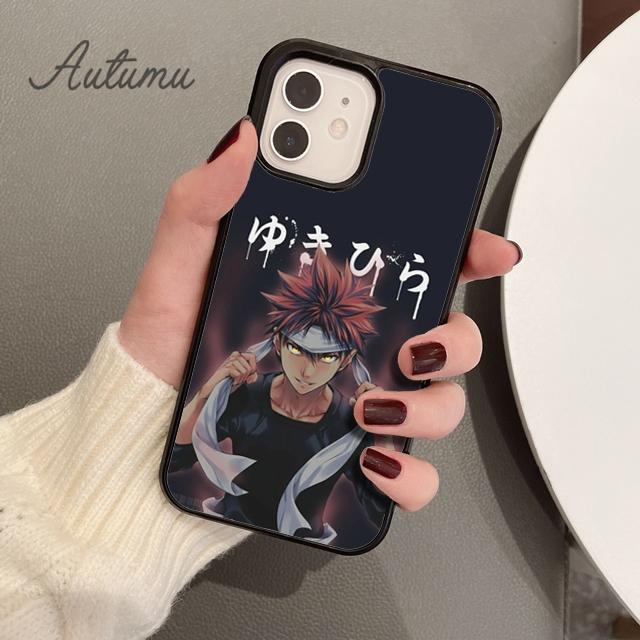 Food Wars Shokugeki no Soma Phone Case for iPhone 11 12 13 14 Pro Max mini X XR XS SE 2020 6S 7 8 Plus Samsung S21 S22 shell