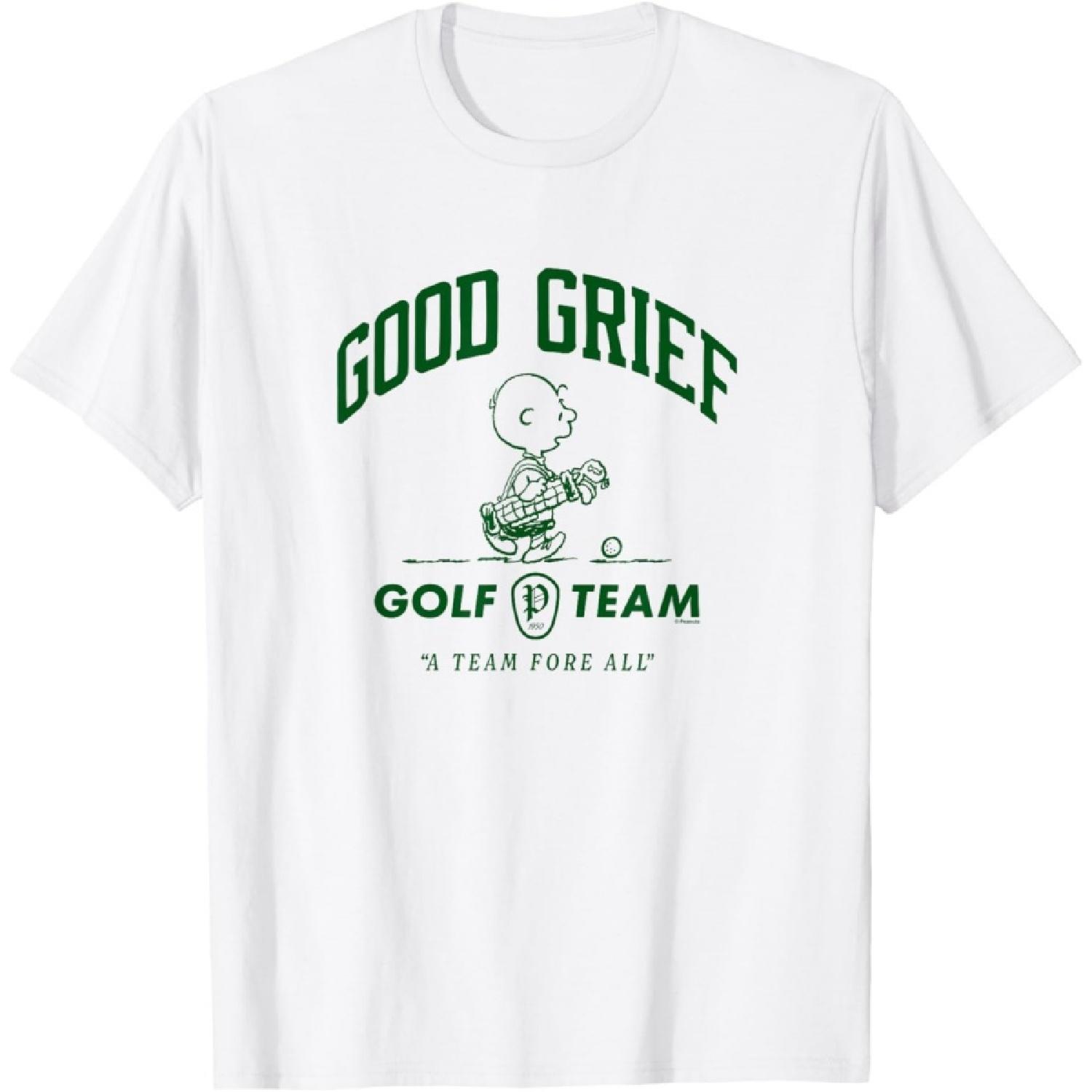 Peanuts - Good Grief Golf Team T-Shirt S