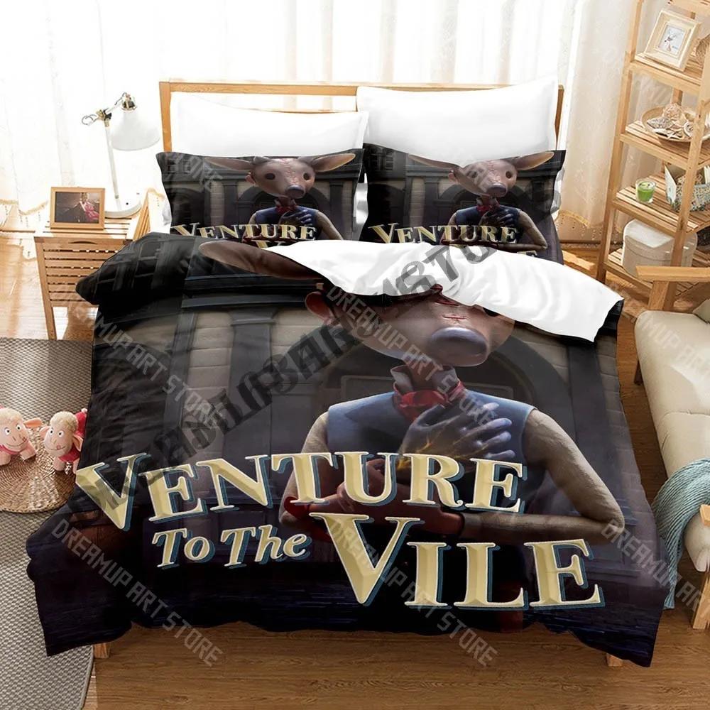 3D Print Venture to the Vile Bedding Set Single Twin Full Queen King Size Bed Set Adult Kid Bedroom Duvetcover Sets Anime Bed