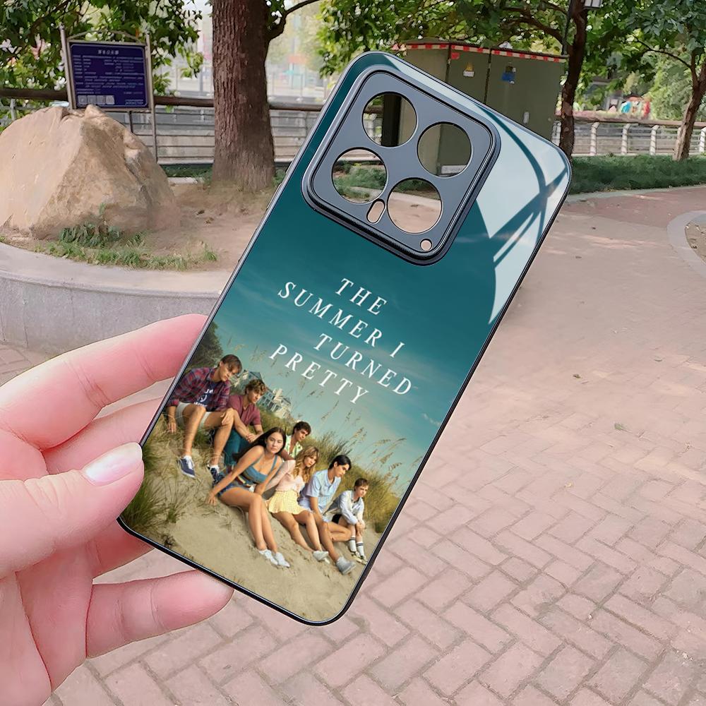 

Чехол для телефона «Лето, когда я стала красивой» для Xiaomi Redmi Note 14 13 12 14c 13c 13x A5 A3 A2 Pro plus стеклянная крышка Redmi A5 4G