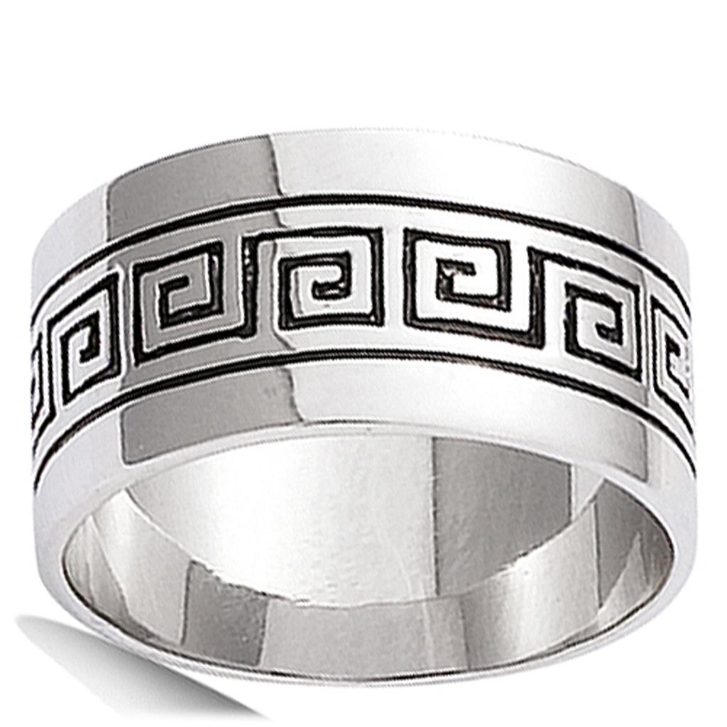 Silver Ring 'Rhodes' Silver - 13 Mm