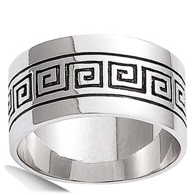 Silberring 'Rhodos' Silber - 13 mm