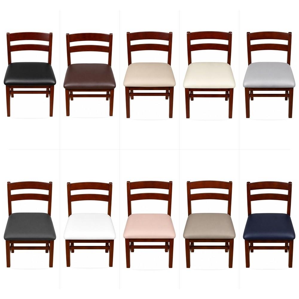 Stretchable Chair Cushion Cover PU Fabric Stool Cover Solid Color Seat Cover