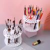 Makeup Brushes Storage Holder Multifunctional Classroom Desk Table Pen Cosmetics Pencils Organizer Drying Stand Rack