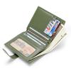 Women's Short Wallet Fashionable Exquisite Contrasting Color Drawstring Ins Style Multi-card Folding Change Purse