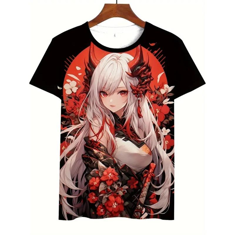 New Anime 3D Printing T-Shirts Summer Men Women Short Sleeve Round Neck T Shirt
