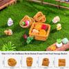 2pcs Cute Fruit Vegetable Food Storage Basket Mini Dolls Miniature Decoration