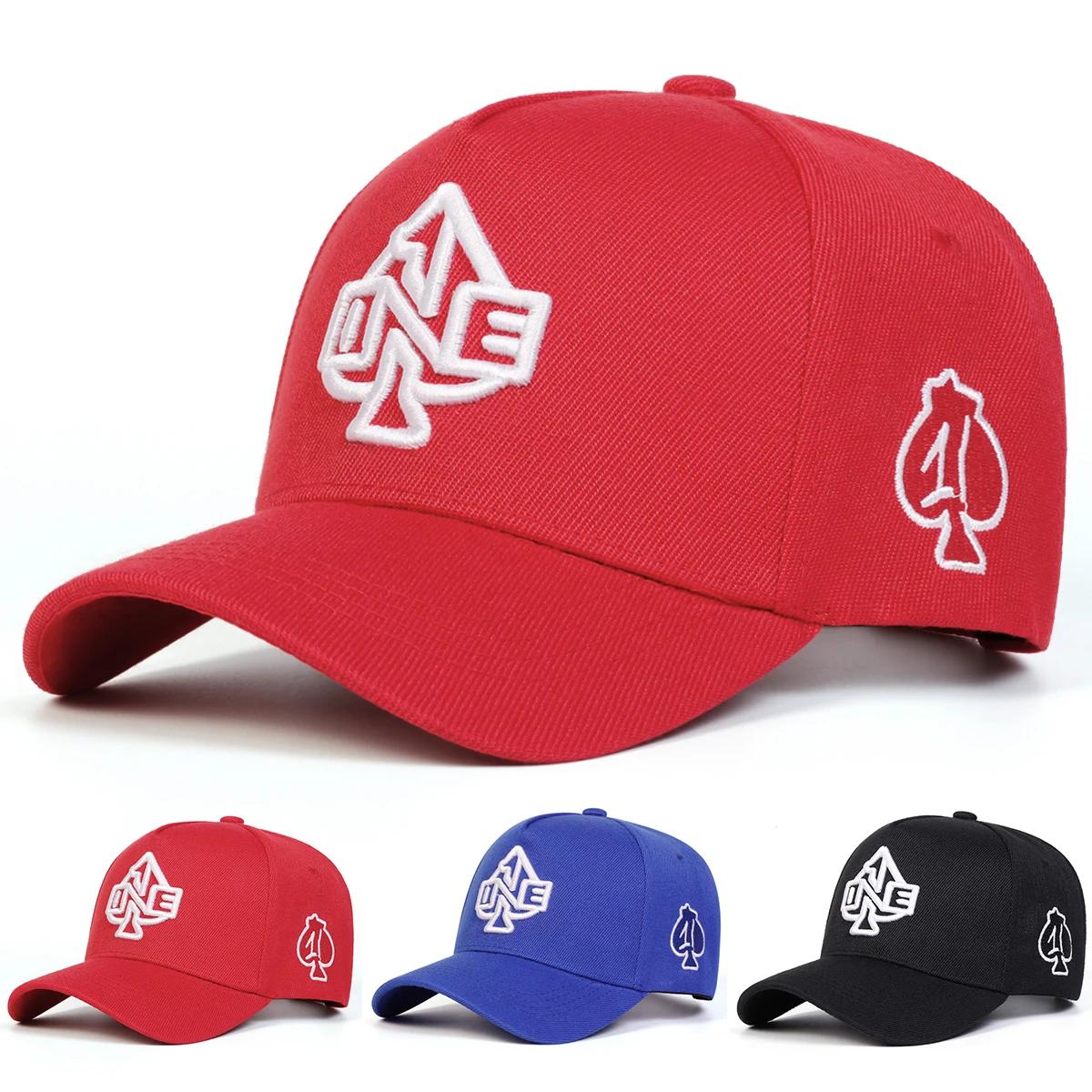 Yto Household Items Women's One Poker Embroidery Baseball Caps Spring Autumn Outdoor Use Adjustable Casual Hats Sunscreen Hat Sportss Cap For Men And