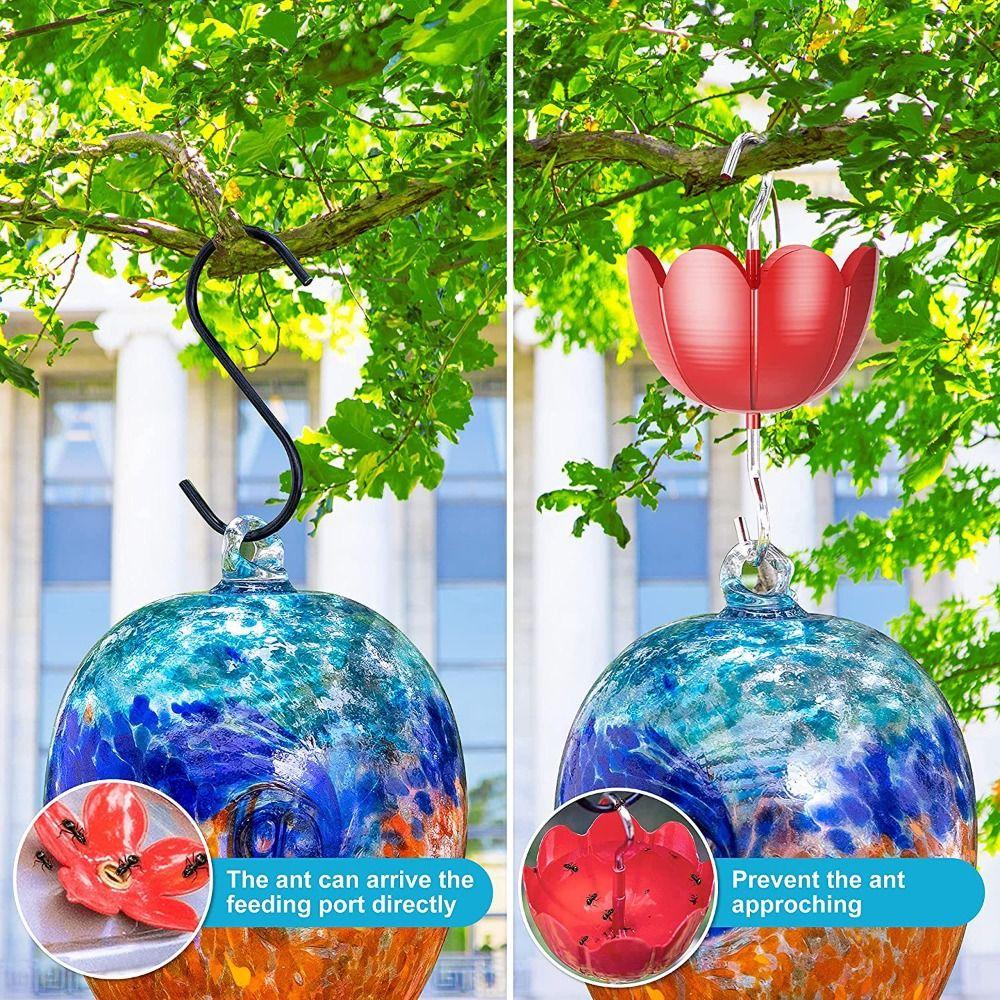 Plastic Anti Ant Hook Hanging Bird Food Dispenser Hook Hummingbird Feeder Hook  Courtyard