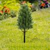 Artificial Pine Branch with Ground Christmas Green Plant Ornament Realistic Greenery Shrubs for Outdoor Front Porch Xmas Decors
