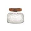 Practical Glass Storage Jar Durable Container with Clear Designs Perfect for Home Bakers and Organizing Enthusiasts