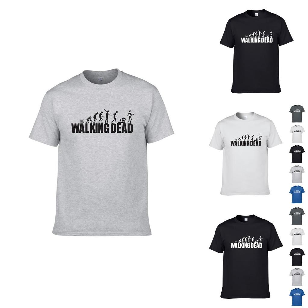 The Walking Dead Unisex Short Sleeve Cotton Casual T-shirt Perfect For All Seasons