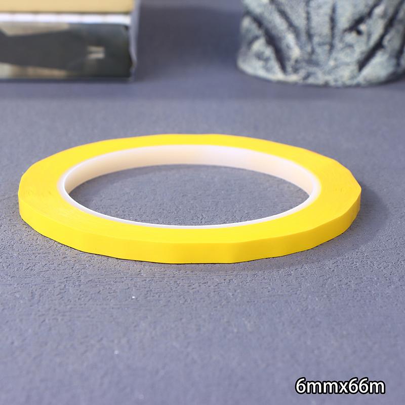 3/6/10MM 66M Graphic Whiteboard Tape Adhesive Chart Line Grid Electrical Marking Tapes High Temperature Resistant Pinstripe Tape