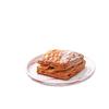 Homeglen Round Gray Marble Cake Stand with Glass Dome