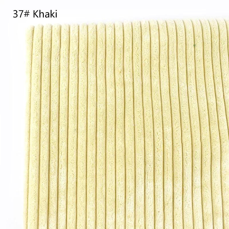 Meetee 50/100*150cm Striped Cotton Corduroy Fabric Decorative Cloth for Sofa Pillows Plush Toy DIY Clothing Sewing Home Textiles