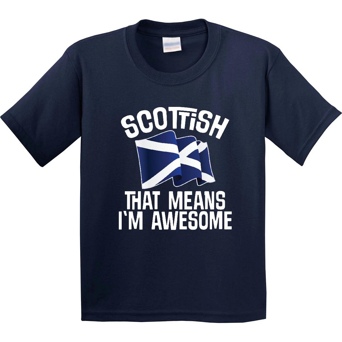 

Inktastic Scottish Pride Scotland Flag Youth T-Shirt Proud Genealogy Tee Kids 140