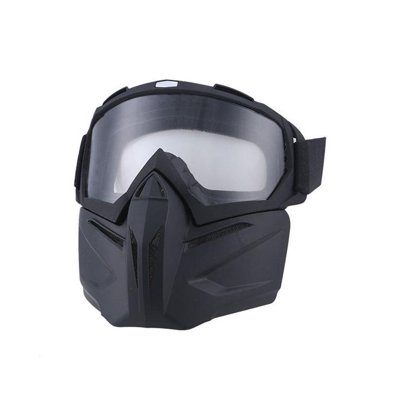 Motorcycle Windproof Riding Glasses Vintage Harley Mask Ski outdoor goggles Off-road motorcycle helmet Transparent lenses
