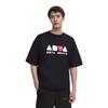 Anta Comfortable Breathable Loose Fit Round Neck T-Shirt Unisex Tops Black 172528101-2