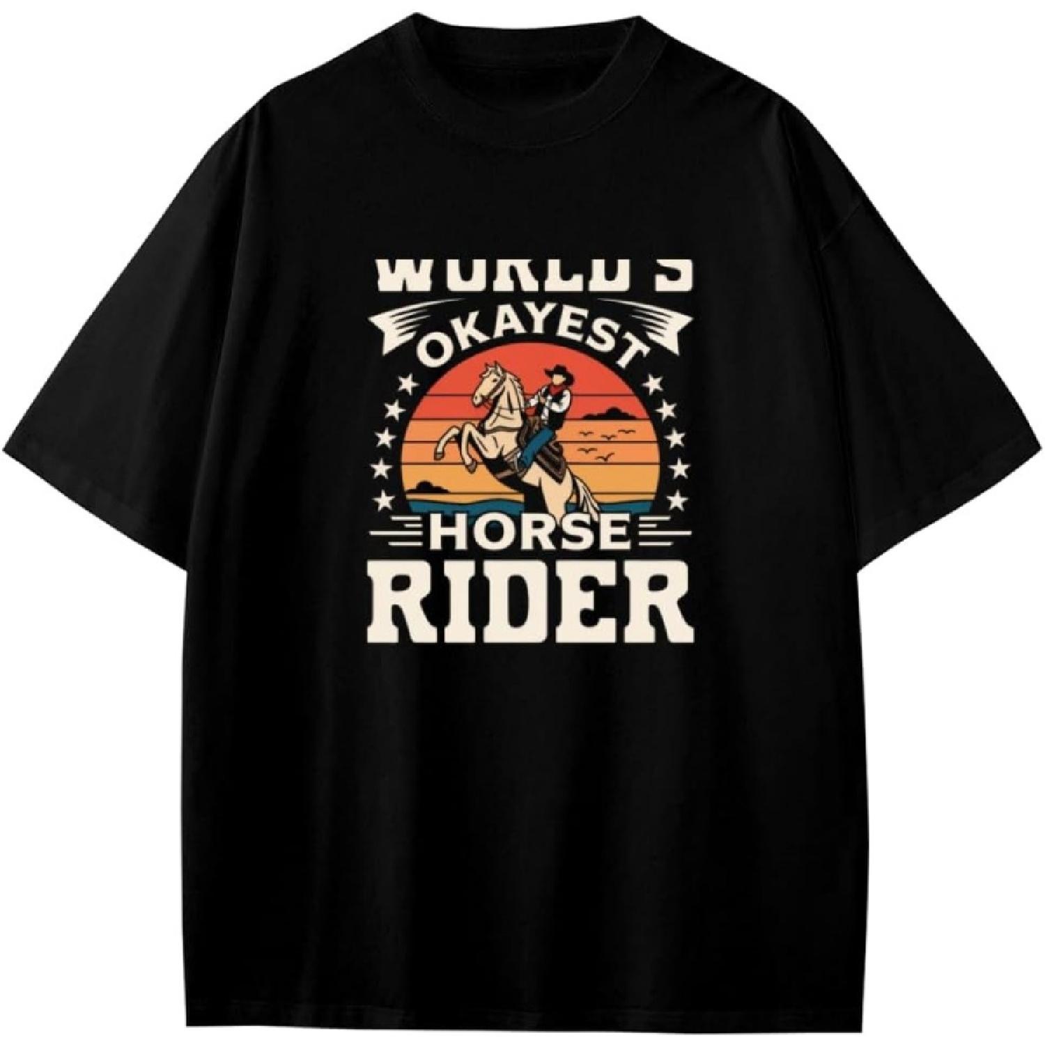 Смешная Аниме Футболка для Девочек, Мальчиков и Подростков «Самый Нормальный Всадник в Мире» S