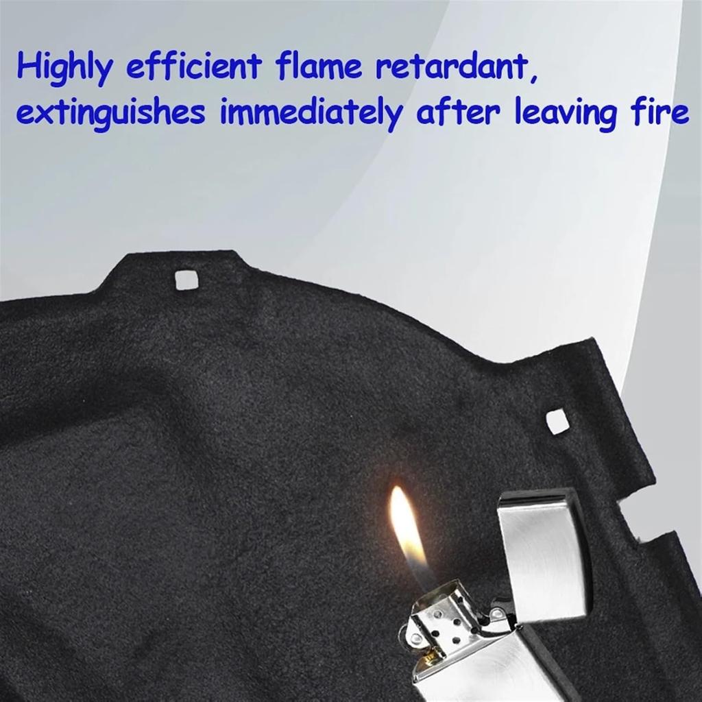 Engine Hood Pad Compatible For Toyota RAV4 XA30 2006~2012 Car Heat Sound Insulation Cotton Covers Front Fireproof Mats Interior Accessories (Color :