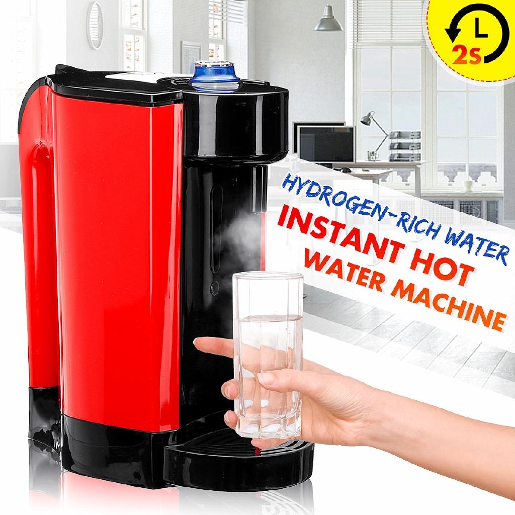 220V Alkaline Water Dispenser Hydrogen-Water Generator Instant Hot Heater 3L Household Healthy Rich-Hydrogen Water Bottle