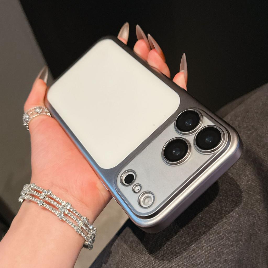 Matte matte electroplated mobile phone case is suitable for Apple 17PROMAX anti-drop all-inclusive 16/15 hard case 11 lens film