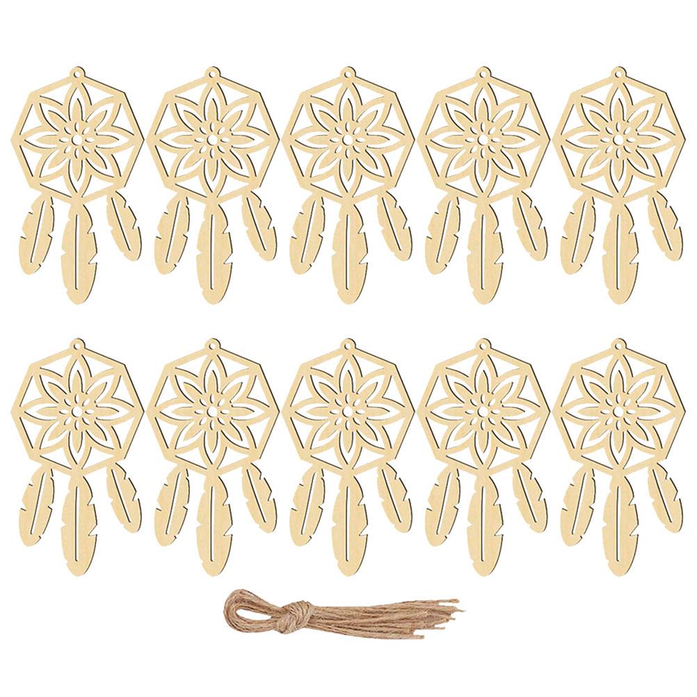 

20 шт. Ловец снов Подвесное украшение для дома Креативный деревянный кулон Настенное украшение Декор гостиной крыльца Style one