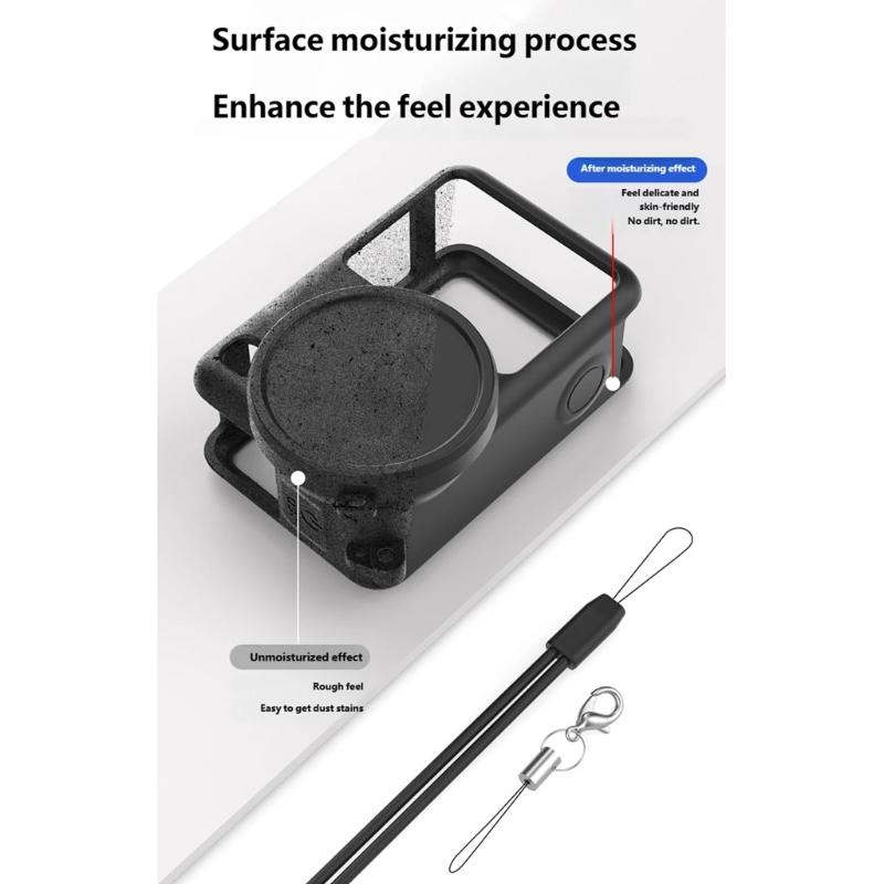 Soft Silicone Lens Caps For Action 6 Camera Cover Shell Scratch Resistant Dustproof Protector,Silicone Lens Cover