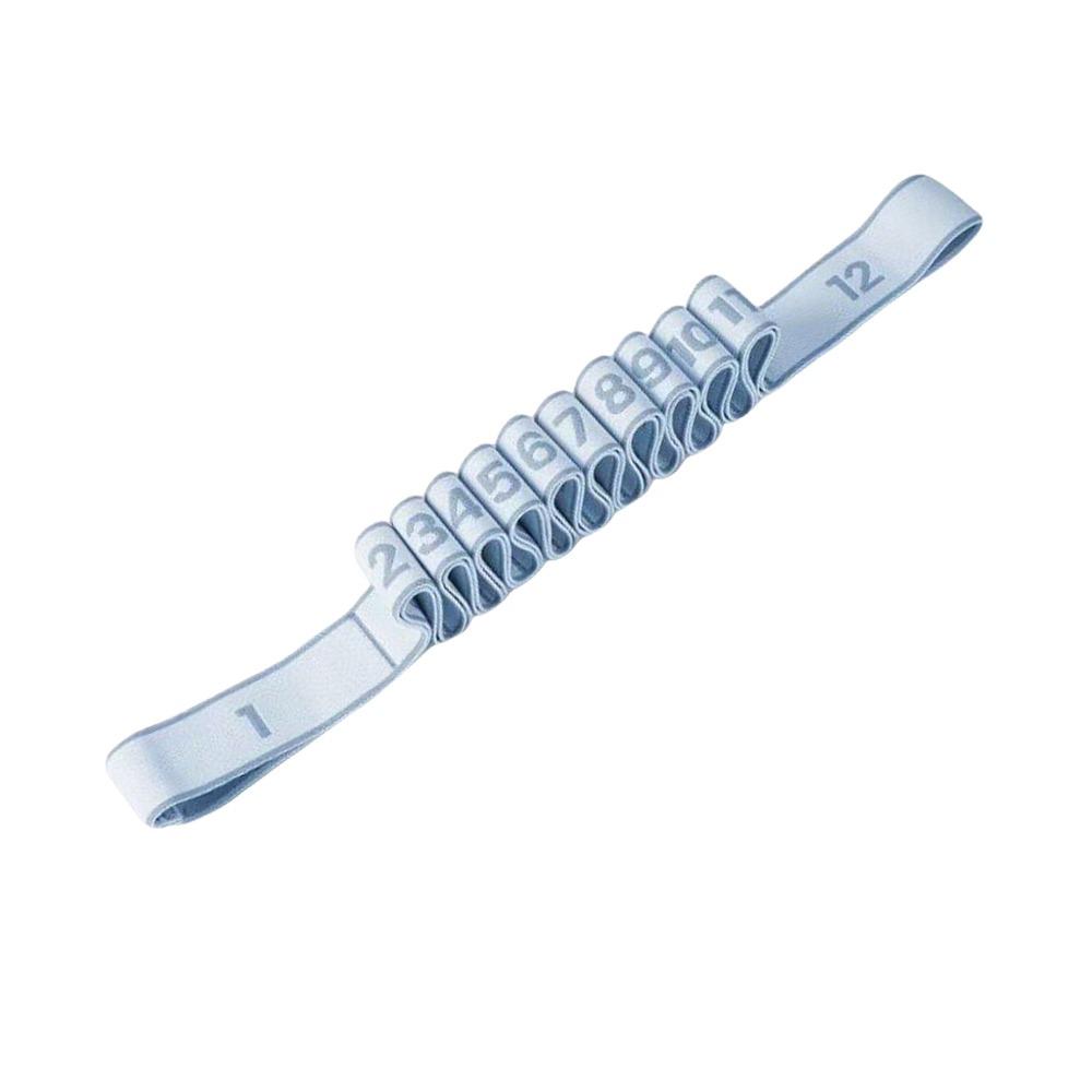 

10/12 Grid Dance Stretch Band Digital Resistance Band for Yoga Latin Dance Gymnastics Blue/12 Grids