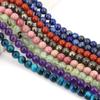Natural Stone Beads Blue Tiger Eye Crystal Amethyst Rose Quartz Gemstone Bead for Jewelry Making Bracelet Necklace 4/6/8/10MM
