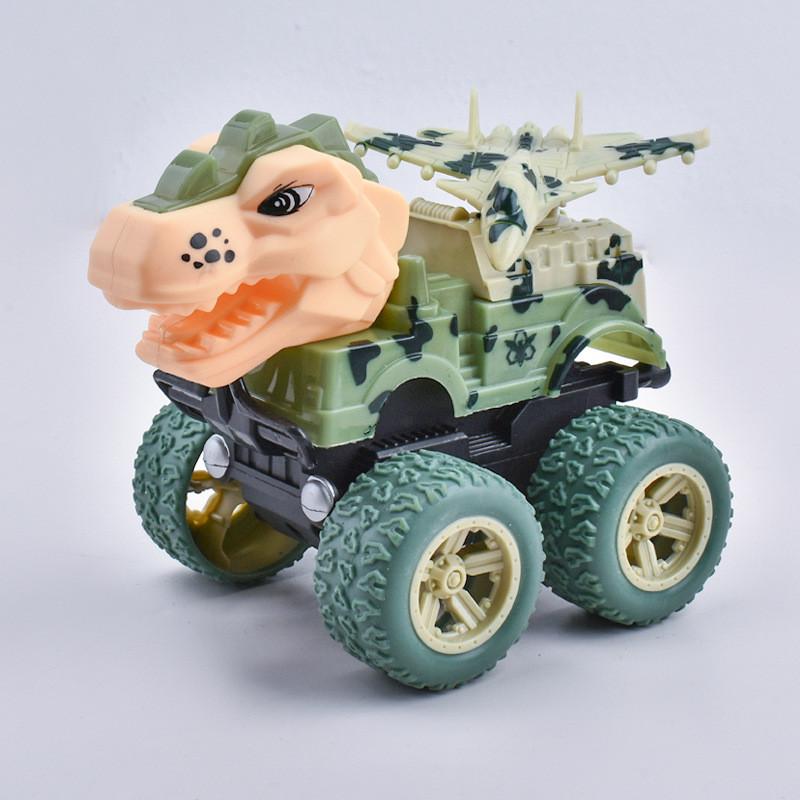 Dinosaur Inertia Excavator Dump Truck Mixer Truck Tank Off Road Vehicle Toy For Toddlers