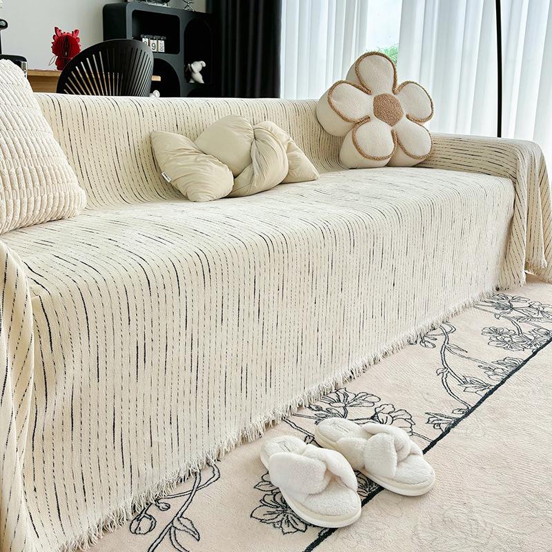 

Manga Chenille Диванное полотенце Простой Современный Чехол для подушки Одеяло Four Seasons All-inclusive Универсальный Чехол 180*300cm