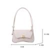 Simple Metal Buckle Handbag Messenger Bag Stylish and Versatile Shoulder Underarm Simple and Versatile Casual Small Square Bag