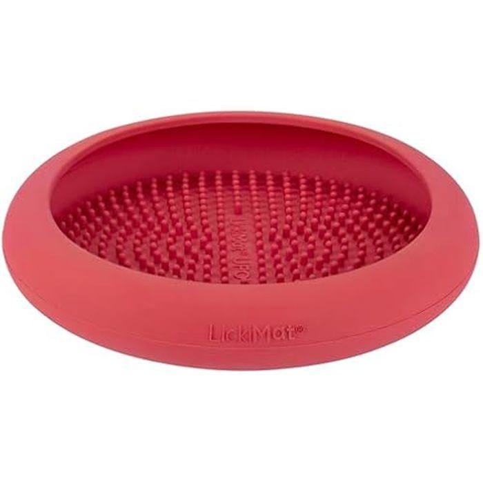 Tapis de léchage à ventouses LICKIMAT UFO - Caoutchouc - Vert - Petit chien - Intérieur