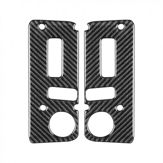 Carbon Fiber Interior Seat Control Adjustment Button Cover For Hummer H2 2003-07