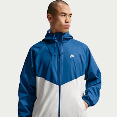 Nike WINDRUNNER Jackets Men s Palace Blue/Sail White/Sail White Hooded S