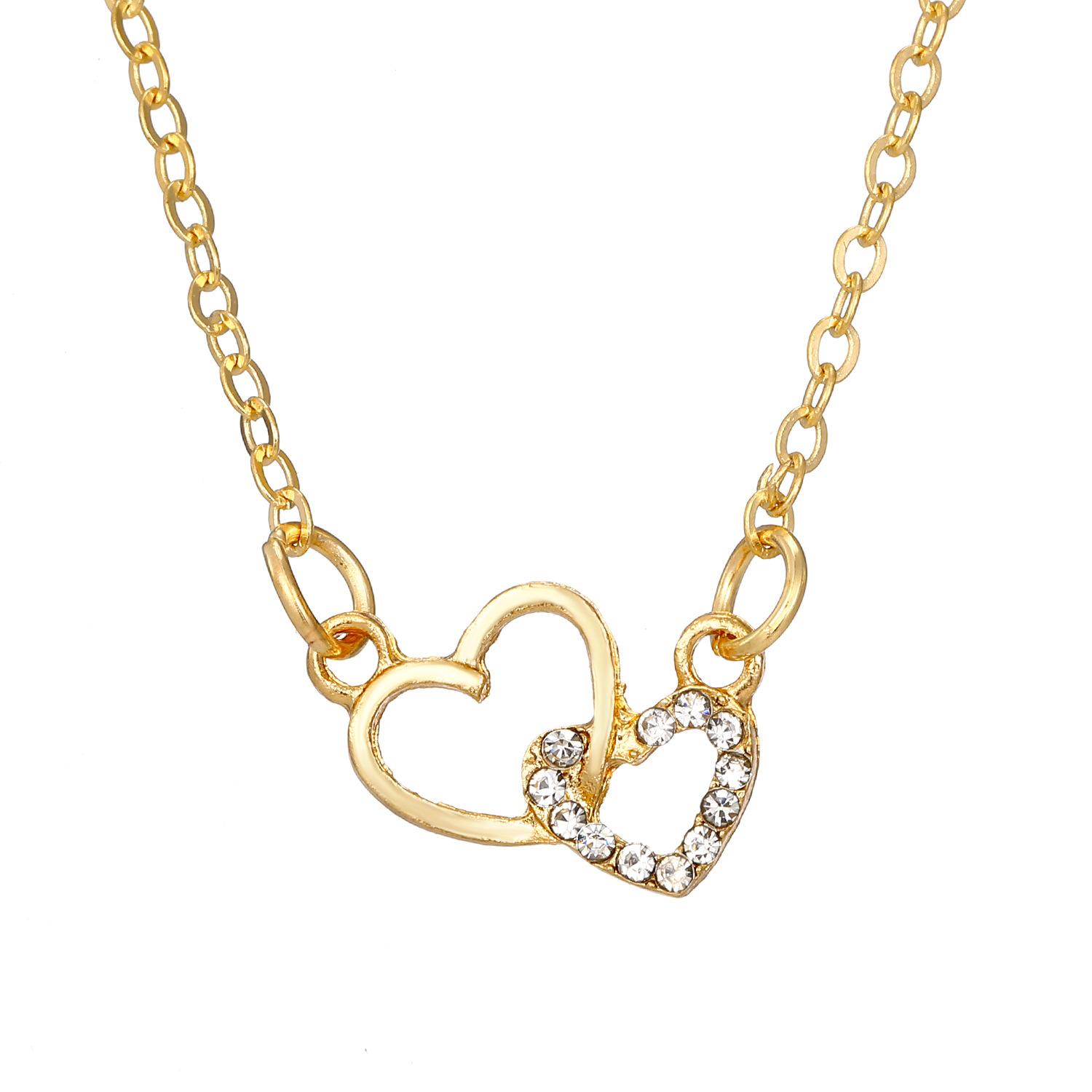 

1 шт. Модное медное ожерелье с подвеской в виде символа бесконечности со стразами для женщин для повседневного украшения медные украшения one-size