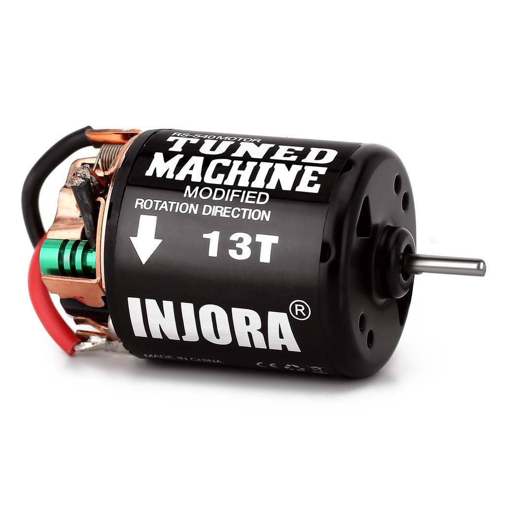 INJORA 540 Brushed Motor Waterproof 13T 21T 35T 45T 55T 80T for 1:10 RC Car Crawler Axial SCX10 AXI03007 90046 Redcat Gen8