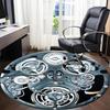 1pc Gears Mechanism Chair Carpet for Office, Soft, Non-Slip Polyester Mat, Office, Living Room, Bedroom, Durable Polyester yy251207162