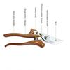 Wood Grain Garden Pruner Ergonomic Hand Pruner Gardening Tools Pruning Shears  Thick Branches