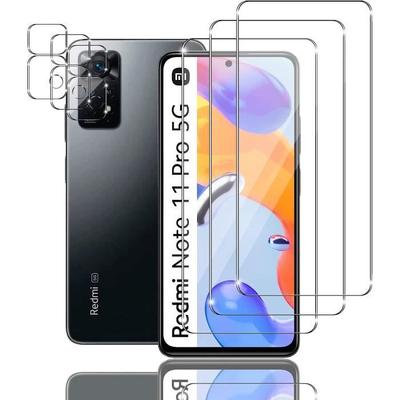 Screen Protector - Xiaomi - Redmi Note 11/11S - 9H Tempered Glass - 2x Protector + 2x Camera
