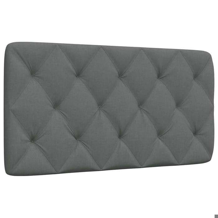 VidaXL Headboard Cushion Dark Grey 100 Cm Fabric 4019206