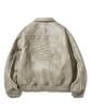 Phyps Motorcycle Engineered Leather Piping Motorcycle Jacket Beige